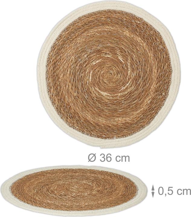 Actual product image Relaxdays 6x place mat (6 x)