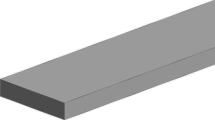 Produktbild Aztek 35cm Leiste, opak P-Styren 0.75x 2.5mm (10 stk)