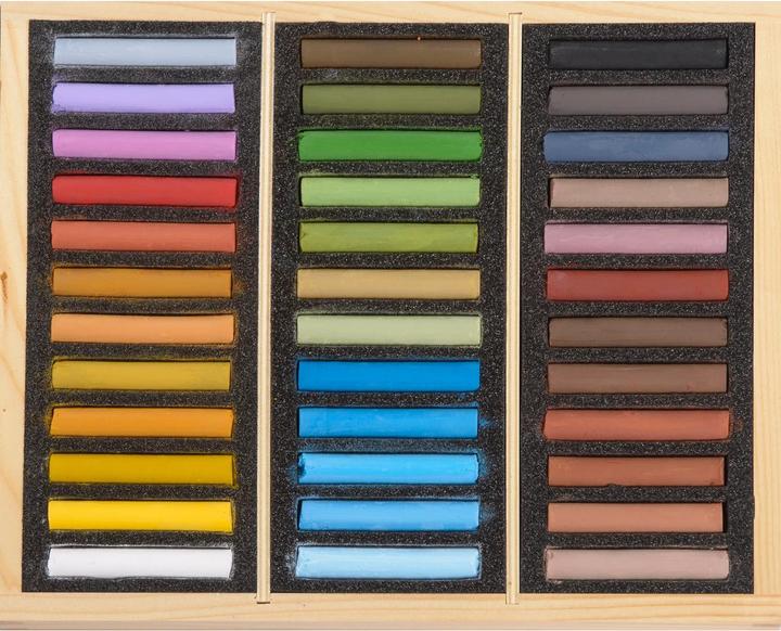 Produktbild BlockX Holzbox 36 Pastelle (36 x)