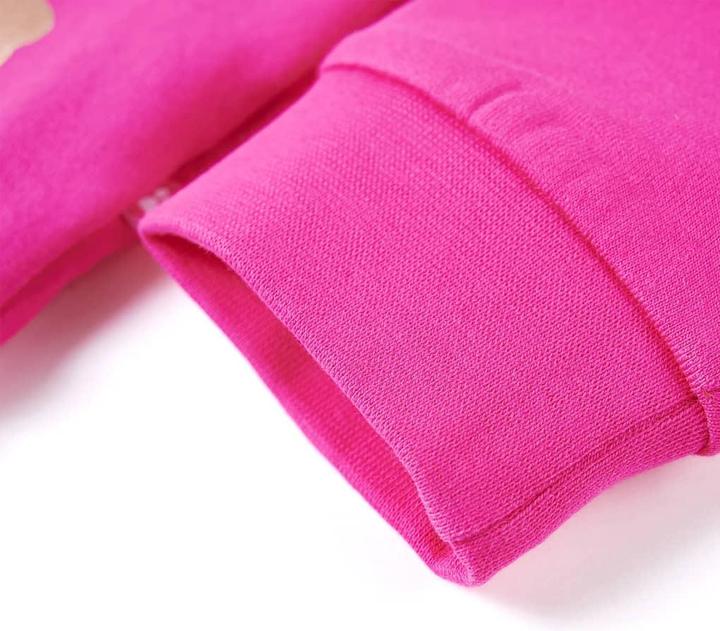 Produktbild VidaXL Kinder-Sweatshirt Dunkelrosa 116,Material: 95 % Baumwolle. 5 (116)