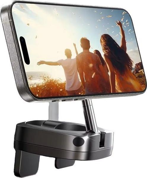 Produktbild Lisen Universelle Smartphone Halterung 360 Grad drehbar, faltbar für Flugzeug, Camper, Zug, Bus, Hotel, Zu