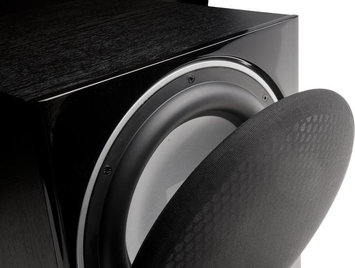 Actual product image Dali 220183 Sub E-12 F Black (Satin) 220-240 V (1 pcs.)