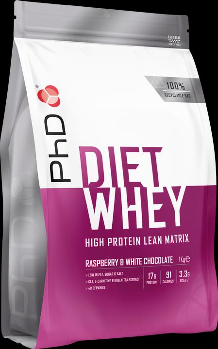 Actual product image PhD Nutrition Diet Whey (Raspberry, 1 pcs., 1000 g)