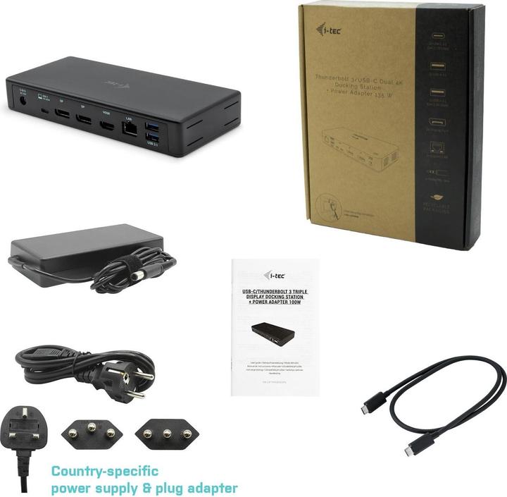 Actual product image i-tec C31tripledockpdch (USB-C, 3 Ports)
