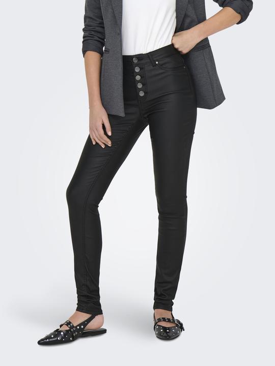 Produktbild Only ONLBlush HW Button beschichtet Skinny Fit Jeans Hose (XXS)