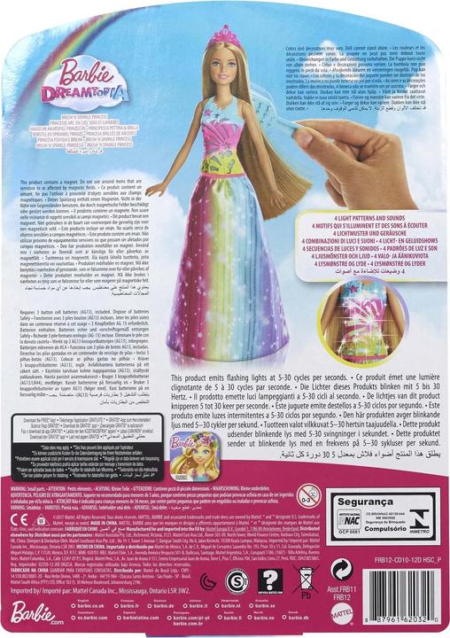 Immagine prodotto Barbie Dreamtopia Rainbow Kingdom - Principessa magica del gioco dei capelli
