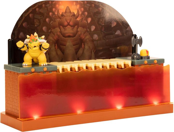 Produktbild Jakks Pacific Super Mario - 2,5 Deluxe Bowser Battle Playset (418604)