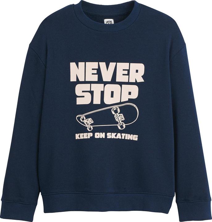 La Redoute Collections Sweatshirt mit Rundhals und Message (94)