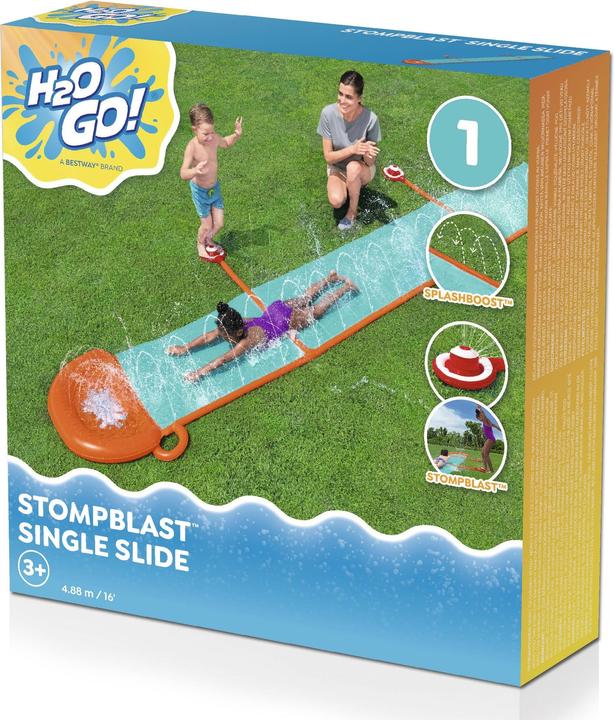 Actual product image Bestway H2OGO! 4.88 m StompBlast Single Water Slide