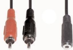 Immagine prodotto E+P B 132. connettore 1: 2 x RCA, connettore 2: 3,5 mm, lunghezza del cavo: 1,5 m, colore del prodotto: (1.50 m)