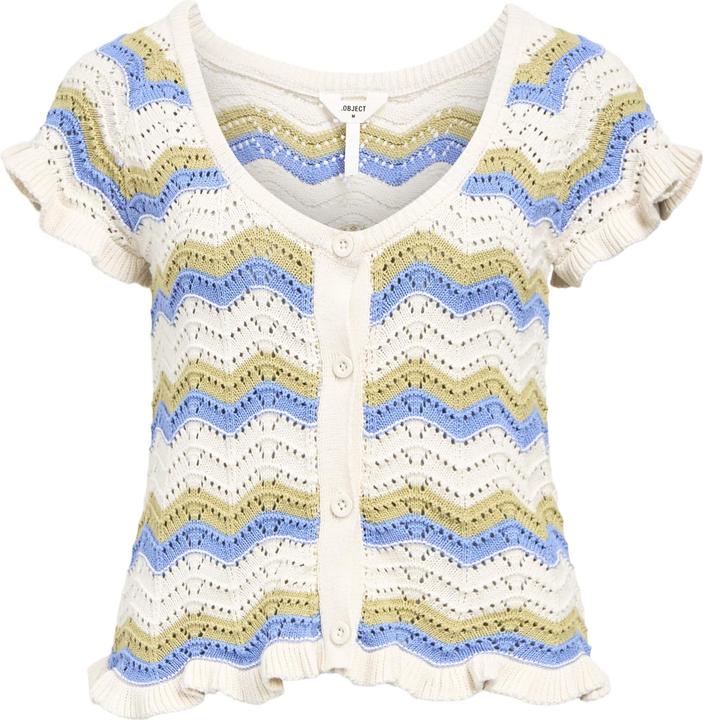 Object Kurzarm Strickjacke