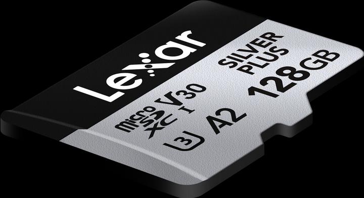 Image du produit Lexar Professional Silver Plus (128 Go, microSDXC, U3, UHS-I)