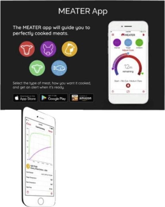 Actual product image Meater Smart meat thermometer Plus