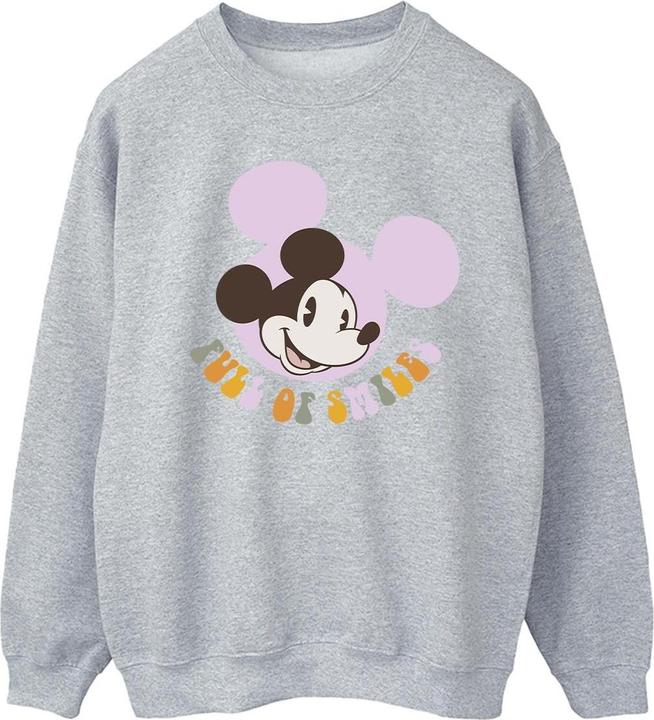 Actual product image Disney Mens Mickey Mouse Full Of Smiles Sweatshirt (XL)
