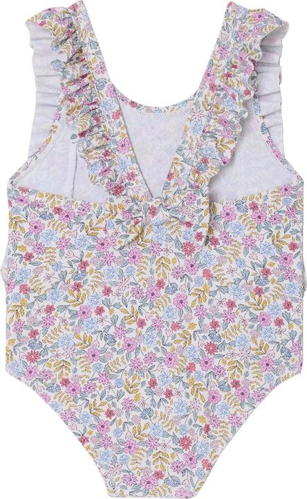 Image du produit Vertbaudet Mädchen Baby Badeanzug mit Volants, Blumenprint (92)