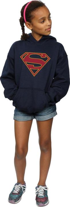 Produktbild Supergirl Logo Kapuzenpullover Mädchen (152, 158)