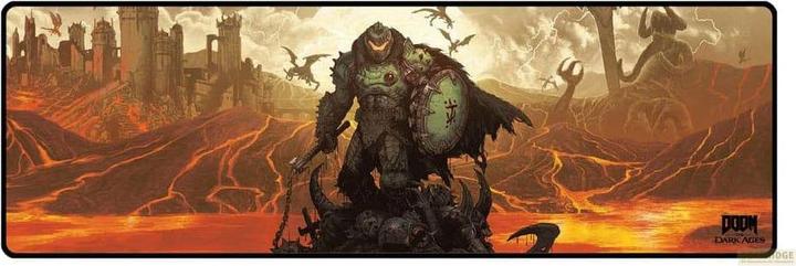 Produktbild DEVplus Doom The Dark Ages Oversize Mousepad Slayer's Triumph