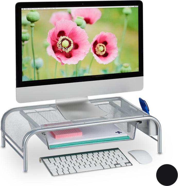 Image du produit Relaxdays Support pour moniteur avec tiroir