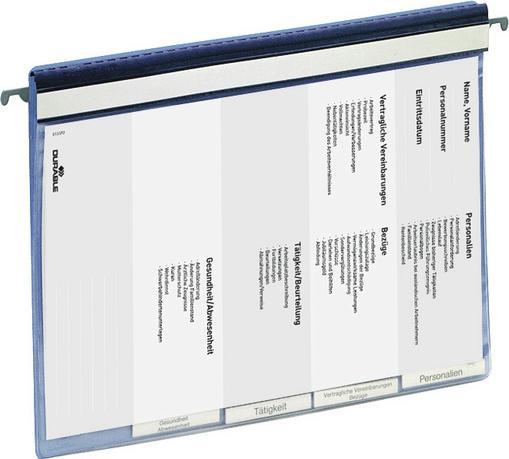 Image du produit Durable 5 Chemises pour personnel plastique bleu 4 x commercial (A4, 1 x)