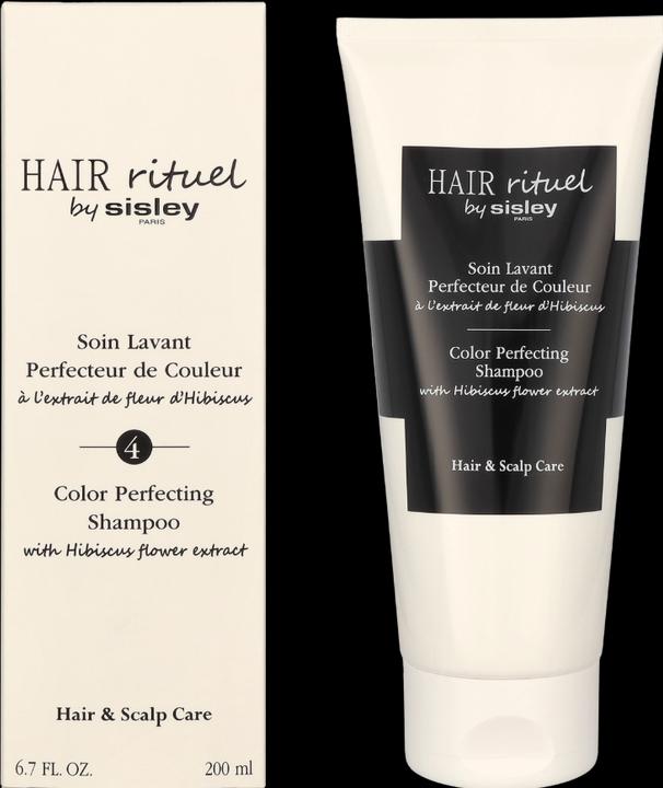 Produktbild Hair Rituel by Sisley Soin Lavant Perfecteur de Couleur Ã l'extrait de fleur d'Hibiscus (200 ml, Flüssiges Shampoo)