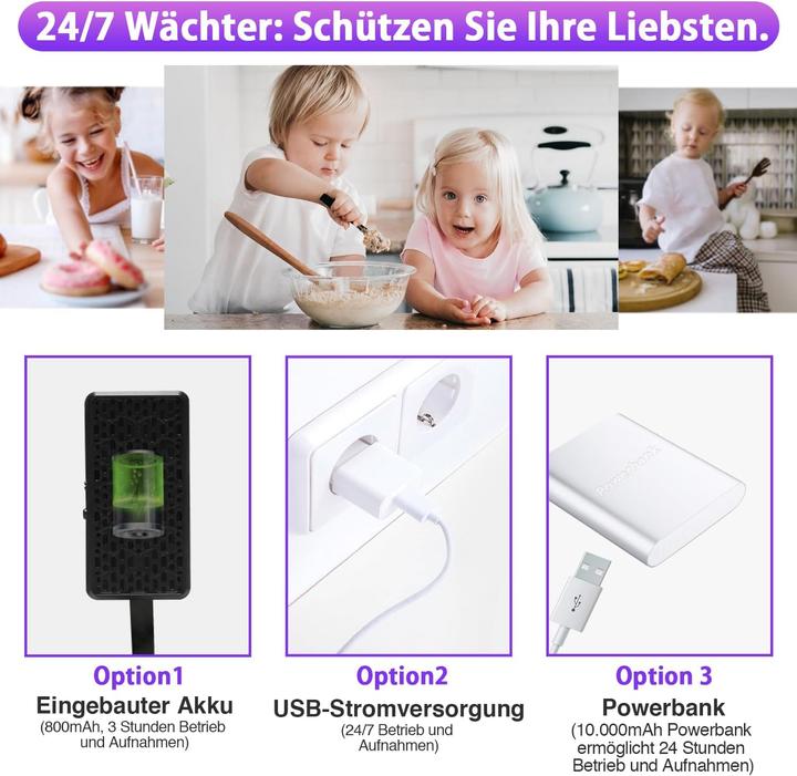 Produktbild Wiwacam Überwachungskamera mit Bewegungserkennung