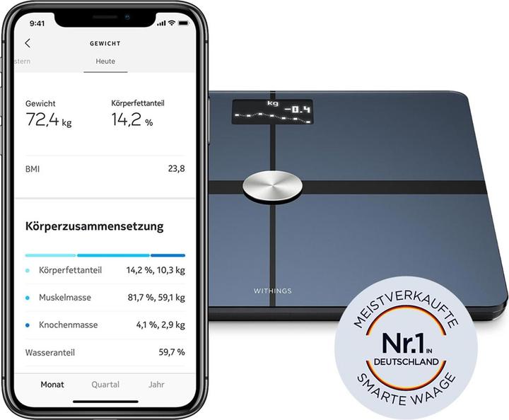 Produktbild Withings Body+ (180 kg)