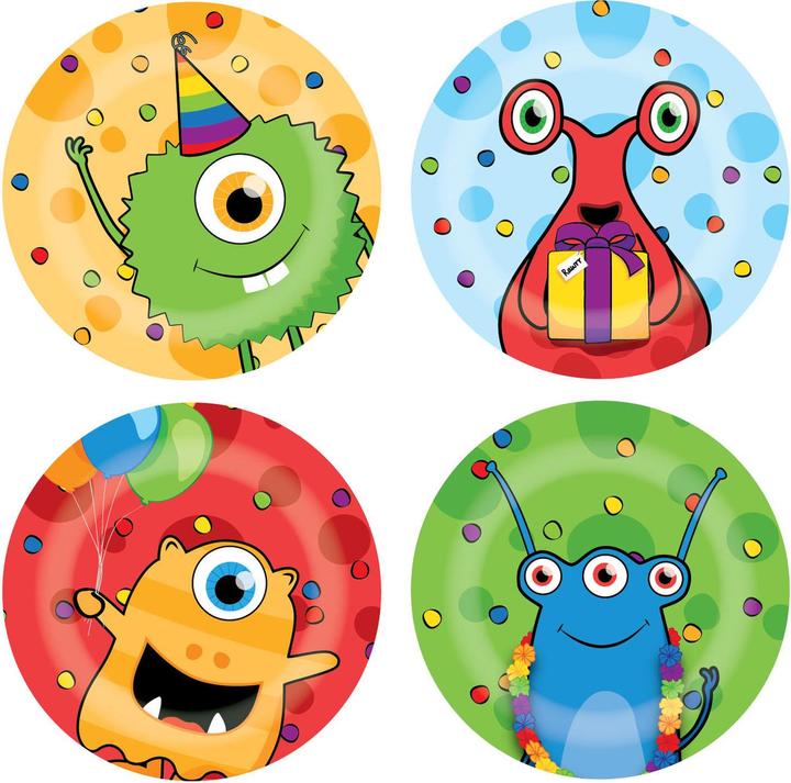 Produktbild Haza Witbaard Teller Monster Party (8 x)