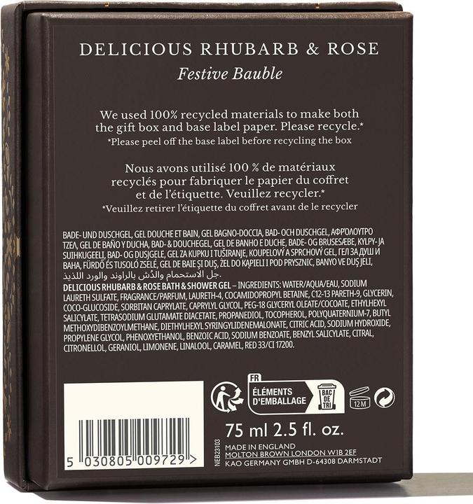 Produktbild Molton Brown Festive Bauble Delicious Rhubarb & Rose (Körperpflegeset)