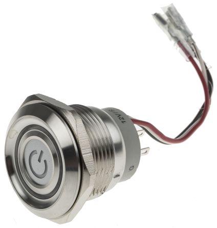 Actual product image Rs Pro Switch Pushbutton 30mm blue /red /green