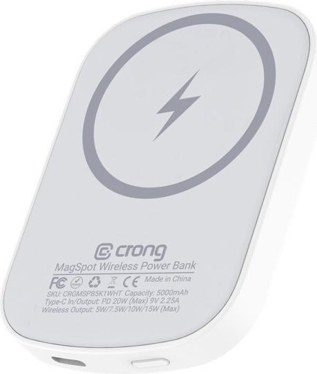 Crong Power bank with MagSafe, USB-C PD (5000 mAh)