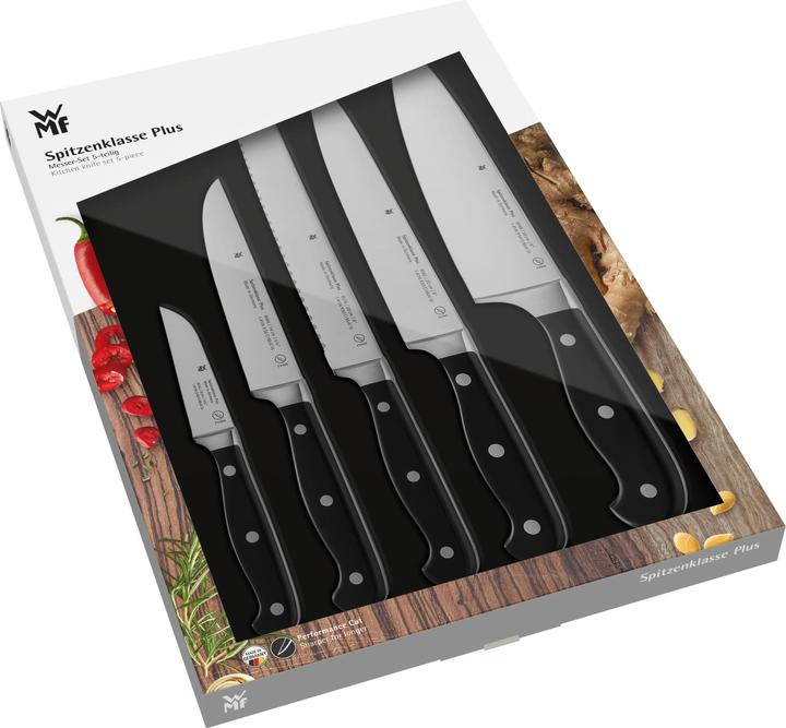 Produktbild WMF Messerset Küchenmesser 5tlg Spitzenklasse Plus Made in Germany Performance Cut (20 cm)