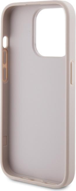 Immagine prodotto Guess GUHCP15LG4GFPI iPhone 15 Pro 6.1" różowy/rosa Custodia rigida 4G Metal Gold Logo (Apple iPhone 15 Pro)