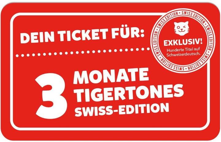 Actual product image Tigermedia tigertones - Ticket 3 months Swiss-Edition (German)