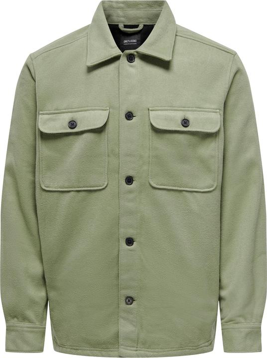 Image du produit Only & Sons Onsash Ovr Woolen Look Pkt Ls Shirt Bp (L)