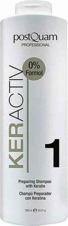 Postquam KERACTIV preparing shampoo with keratin 1000 ml (1000 ml, Flüssiges Shampoo)