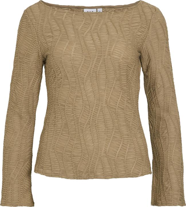 Actual product image Vila Boat-neck top with long sleeves (L)
