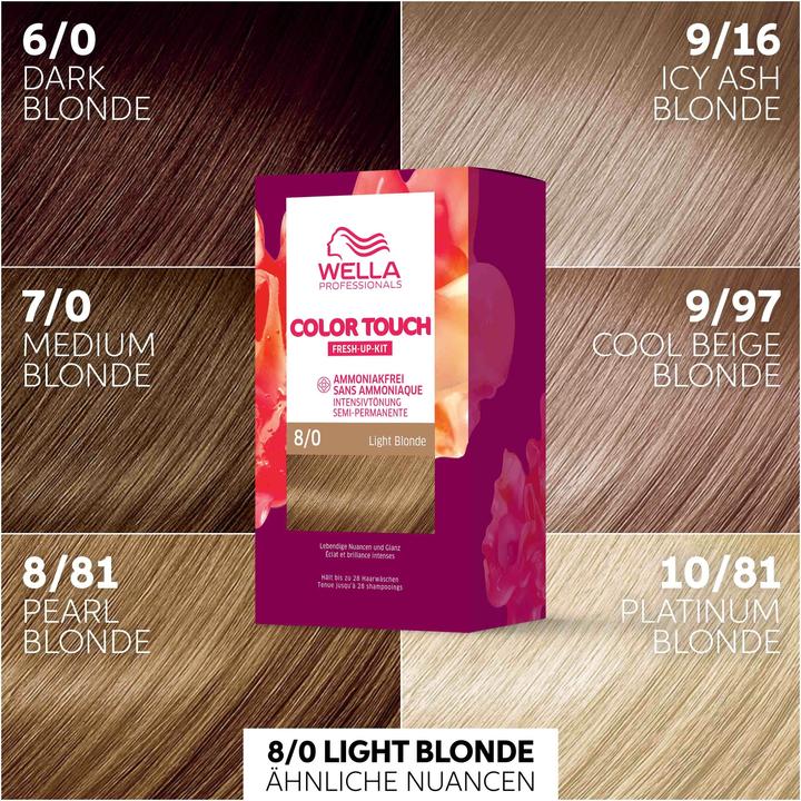 Produktbild Wella Color Touch Fresh-Up-Kit 8/0 (8/0 hellblond)