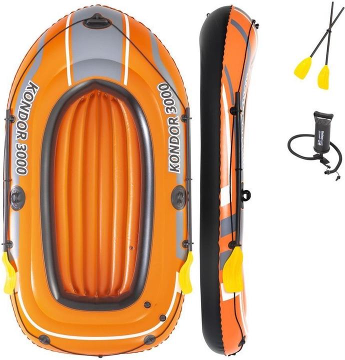 Actual product image Bestway Hydro-Force Raft Set, Raft, Vinyl, Box, 1410 mm, 2.42 m, 6.46 kg