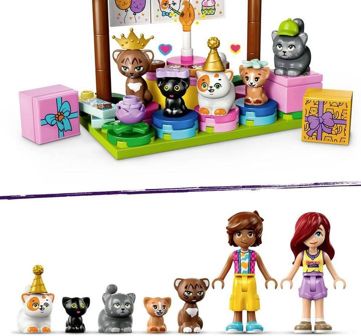 Produktbild LEGO FRIENDS Katzengeburtstagsparty & Baumhaus (42666, LEGO Friends)