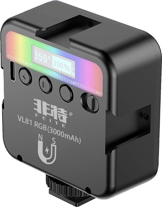 Produktbild EKO 360 Farben RGB-LED-Lampe 9000K, wiederaufladbar und tragbar. (Weitere Dauerlichter)