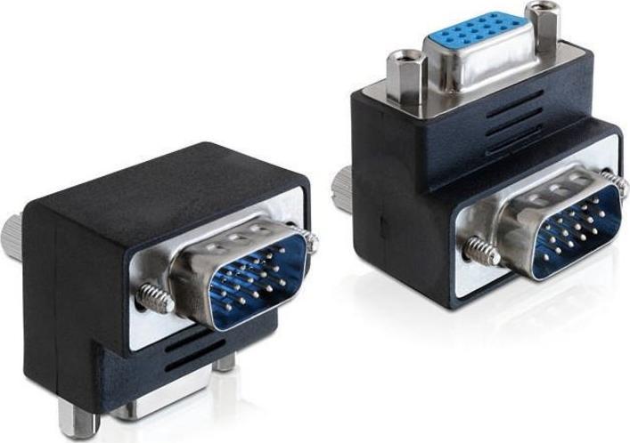 Image du produit Delock Adaptateur VGA mâle vers VGA femelle 270ø (VGA, 3 cm)
