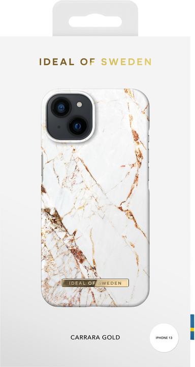Actual product image iDeal Of Sweden Designer Hard Cover Carrara Gold (Apple iPhone 13)