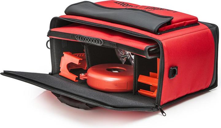 Actual product image Brady LOTO sales bag - bag with full contents, nylon, red, labelling: LOCKOUT/TA