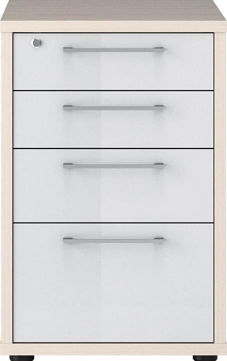 Produktbild Maja Möbel Anstell-Container Homebase Office Scandic Wood - weissx75