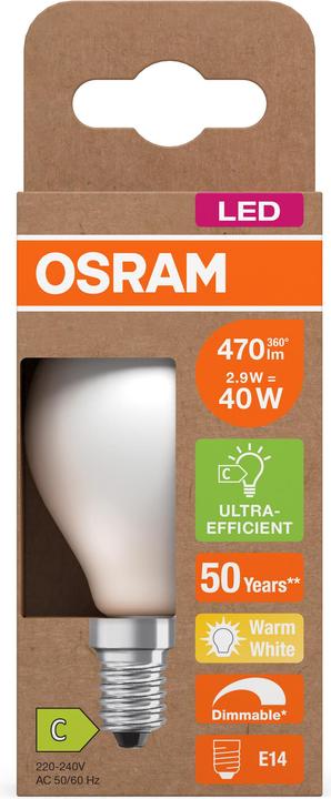 Produktbild Osram LED Classic (E14, 2.90 W, 470 lm, 6 x, C)