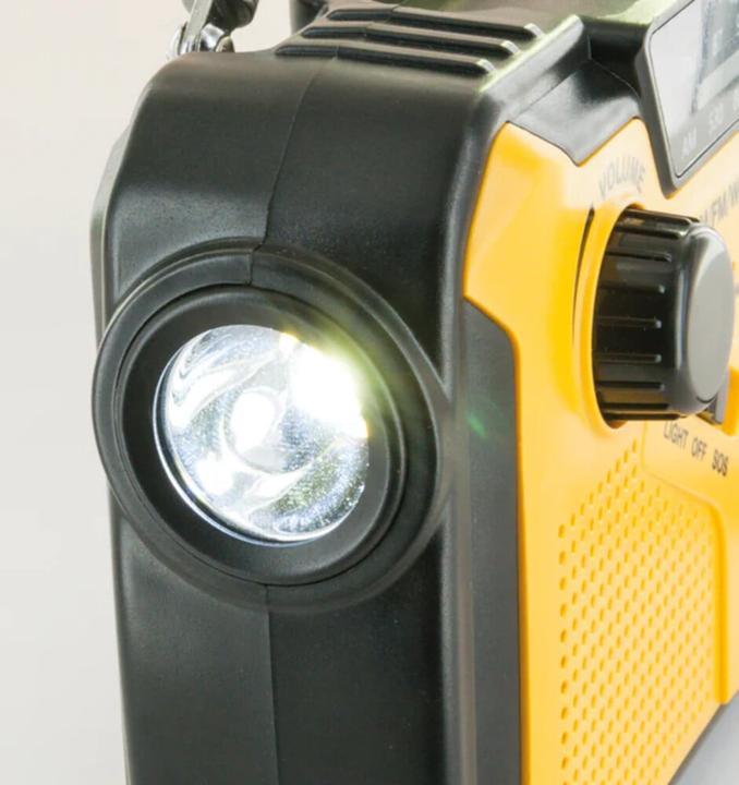 Produktbild Schwaiger Solar-Kurbelradio mit LED Leuchte (FM, AM)