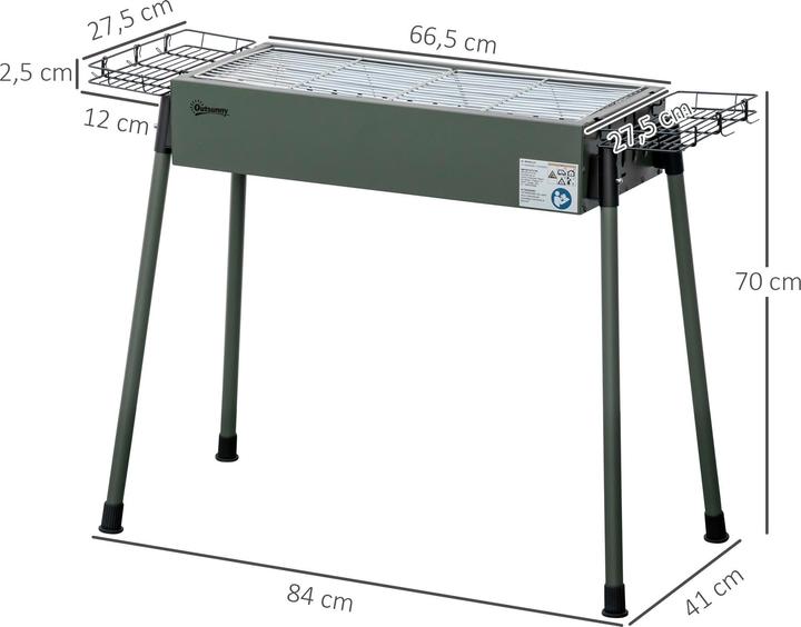 Actual product image Outsunny Charcoal grill (66.50 cm)