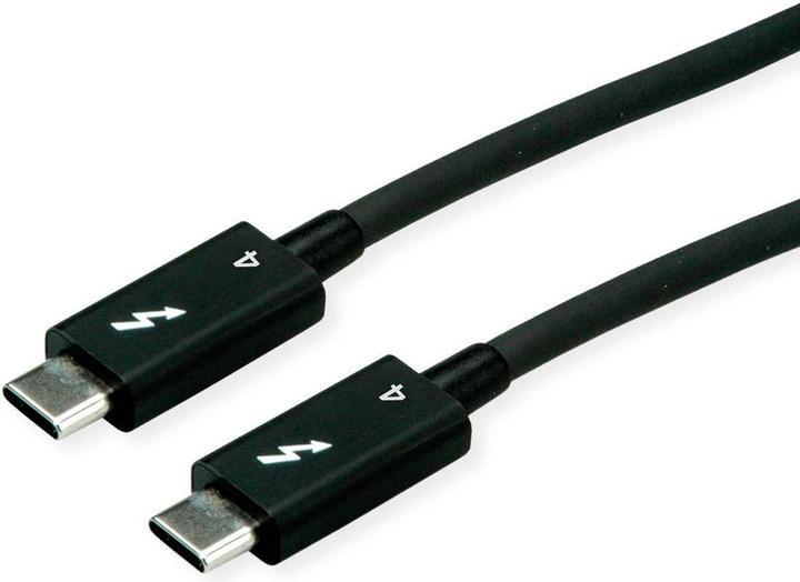 Actual product image Roline Thunderbolt 4 cable, C-C, 40G 100W, 8K30, active, 2m (2 m, USB 3.2 Gen 1)