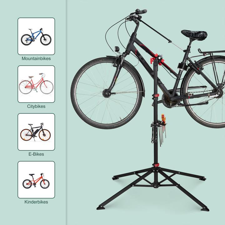 Actual product image Relaxdays Bicycle mounting stand