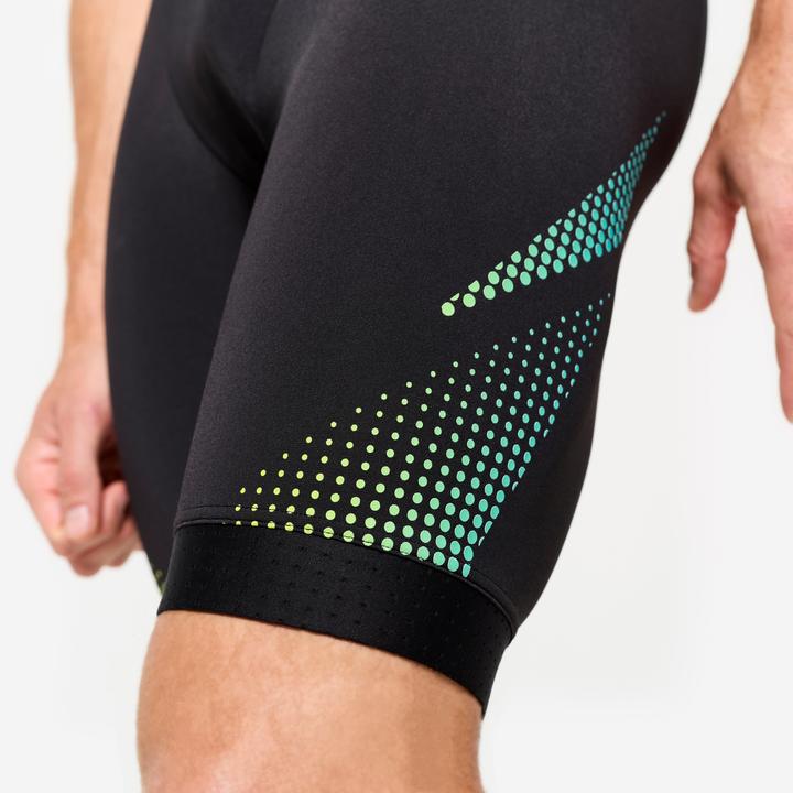 Produktbild Nabaiji Badehose Jammer Herren - 500 Fiti schwarz/gelb (XXL)